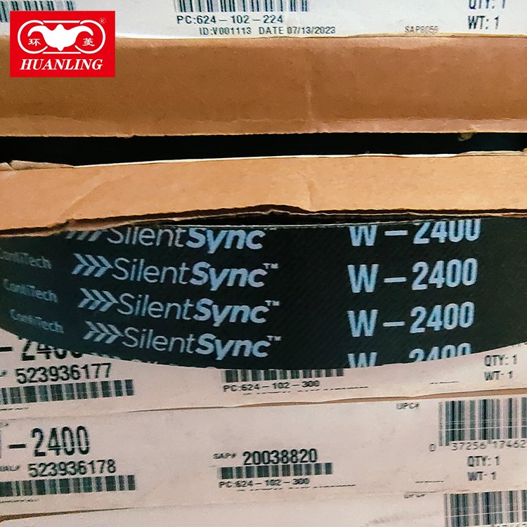 W-2400 China Wholesale High Quality Wear Resistant Rubber Belt Industrial Transmission Belts for Auto