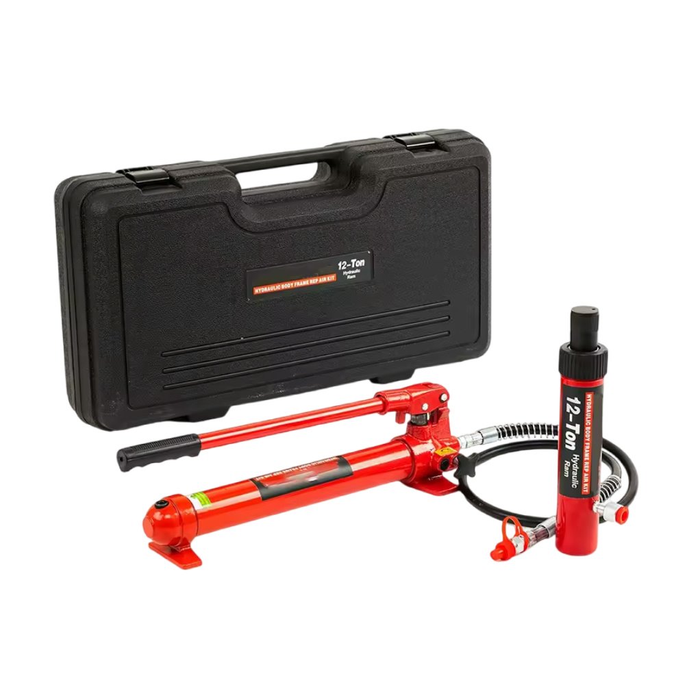 10 Ton Hydraulic Portable Power Body Frame Repair Kits Auto Shop Tool Lift Equipment