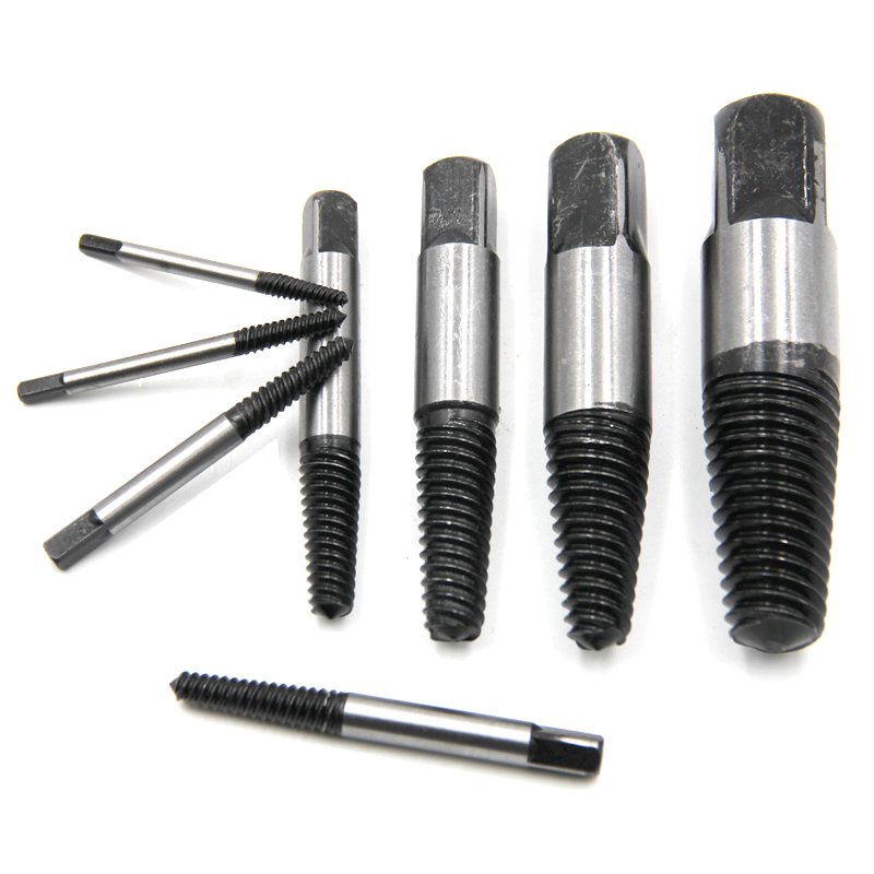 5pc broken head screw extractor 6pc/8pc faucet broken water pipe fine tooth extractor power tool accessory set