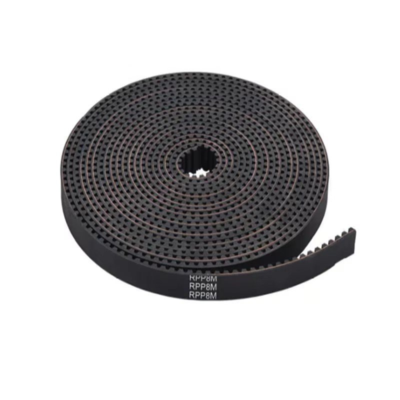 High-Temperature Resistant RPP 8M Open Rubber Synchronous Timing Belt with Smooth Transmission