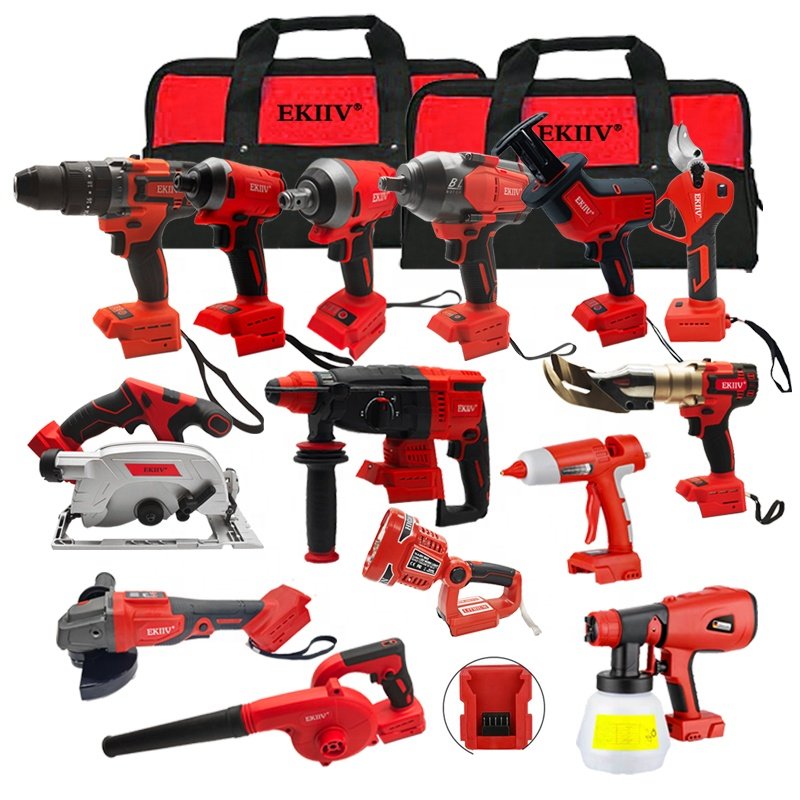Good Performance Verified Supplier Combination Electrician Toolbox Auto Repair Tool power tool combo kit