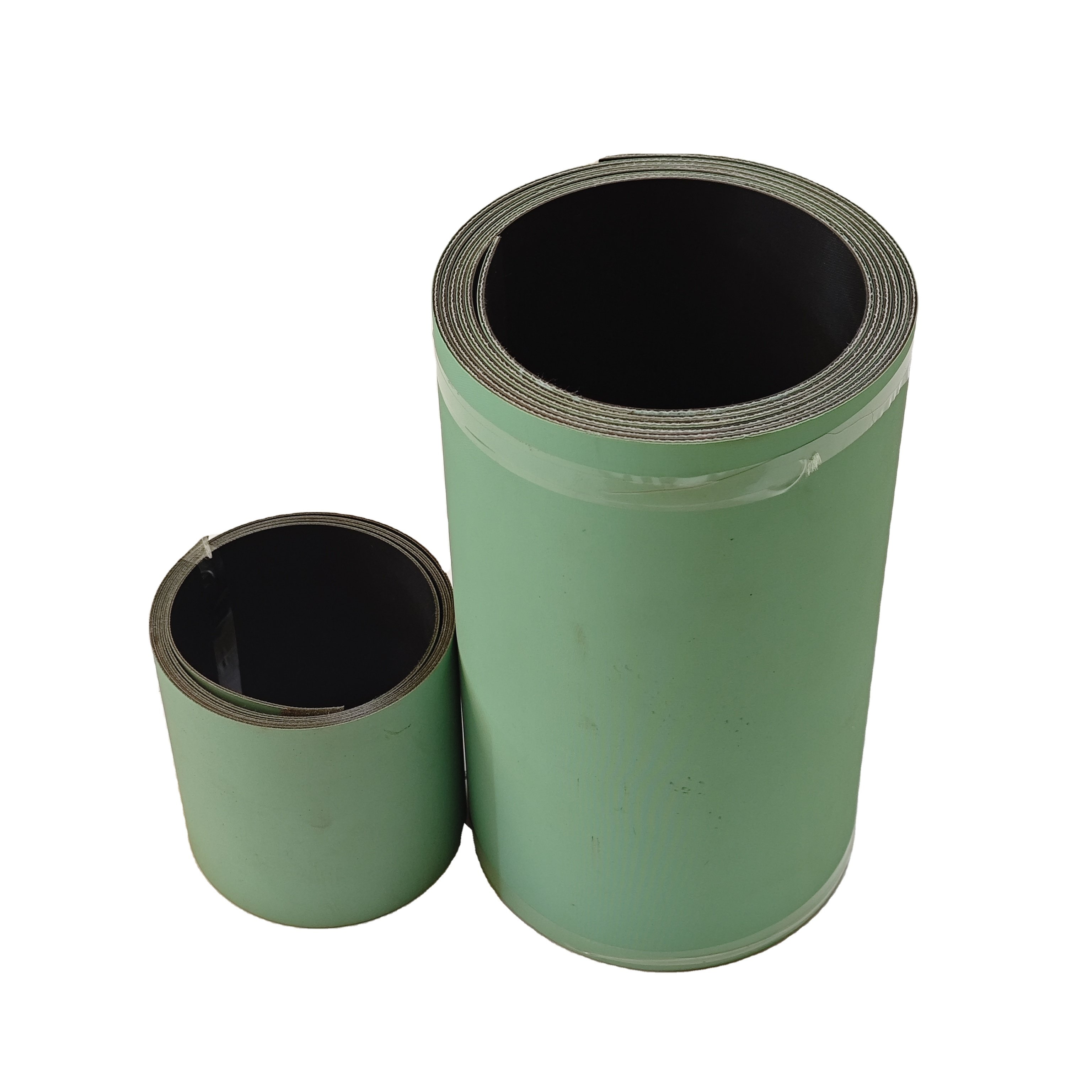 2.5mm Printer belt Polyester Finger serrated joint light green power transmission flat belt