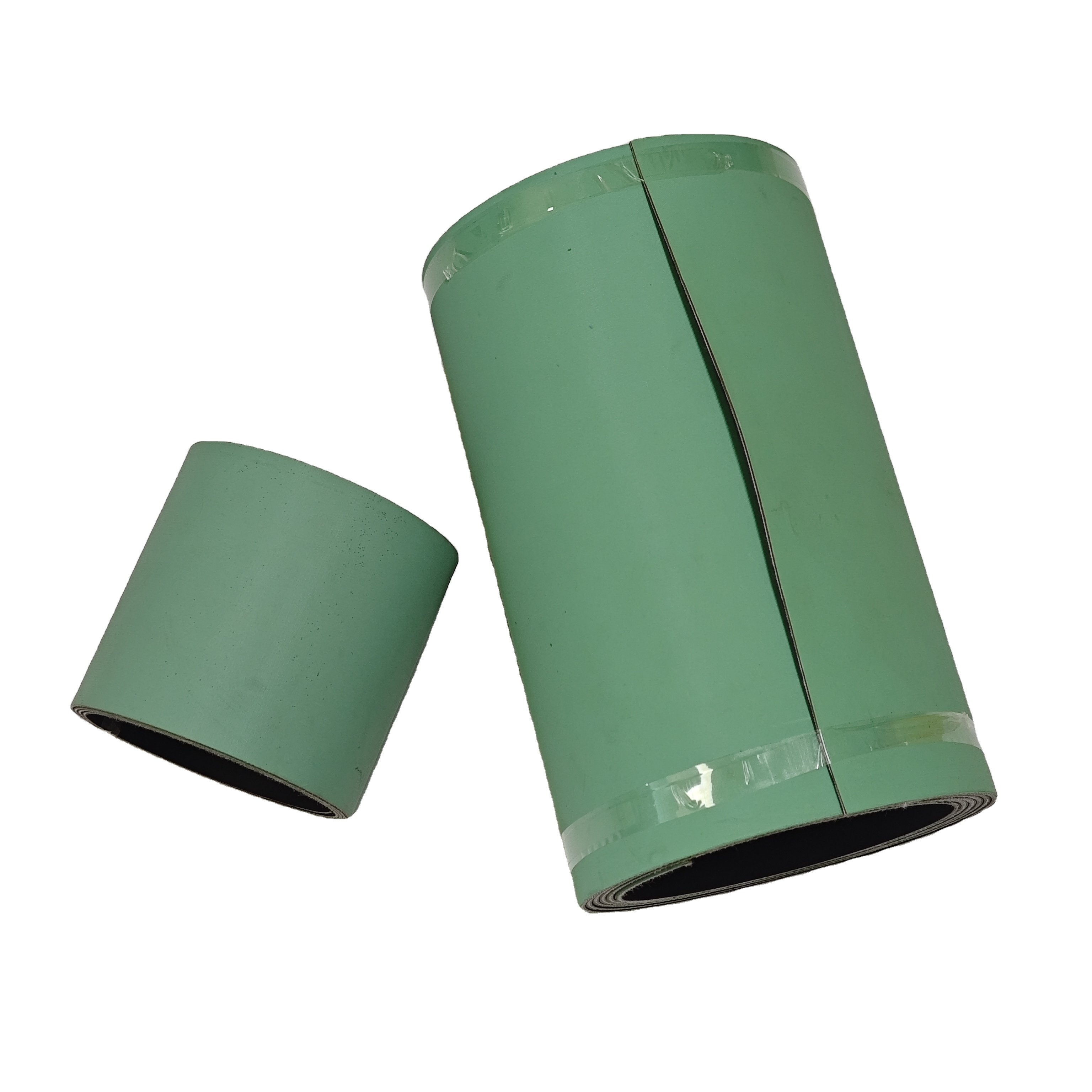 2.5mm Printer belt Polyester Finger serrated joint light green power transmission flat belt