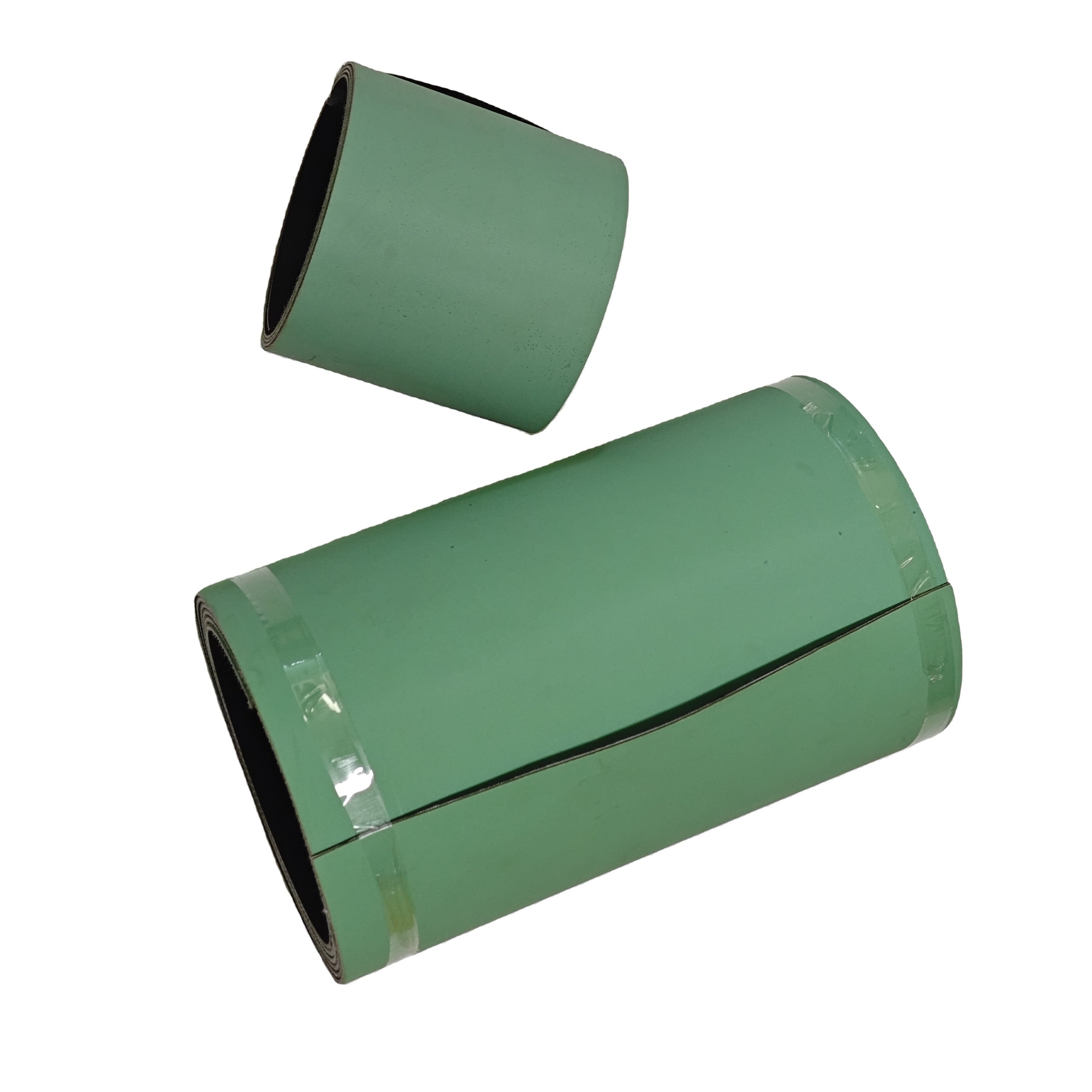 2.5mm Printer belt Polyester Finger serrated joint light green power transmission flat belt