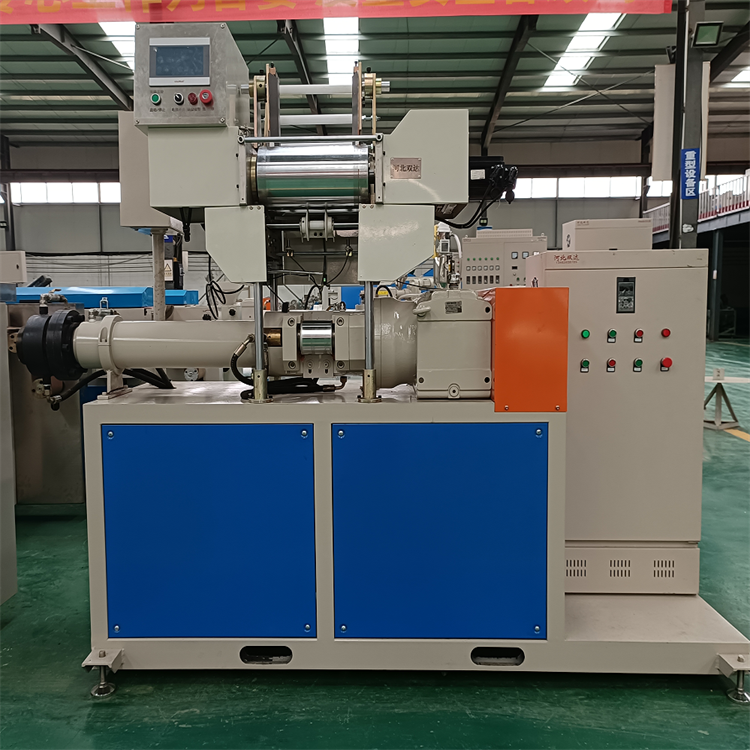 65mm Two Component Silicone Extruder Machine Line Silicone Rubber Tube Extruder