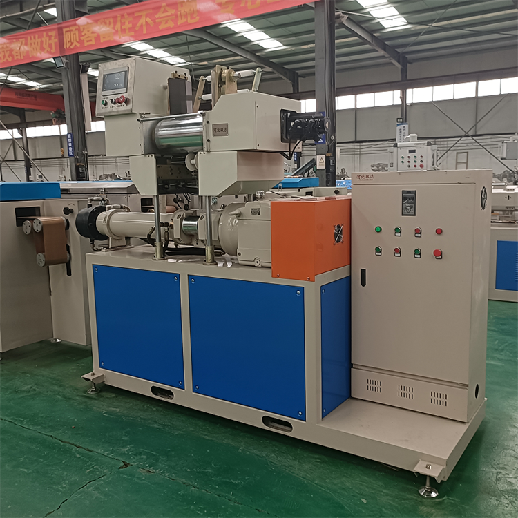 65mm Two Component Silicone Extruder Machine Line Silicone Rubber Tube Extruder