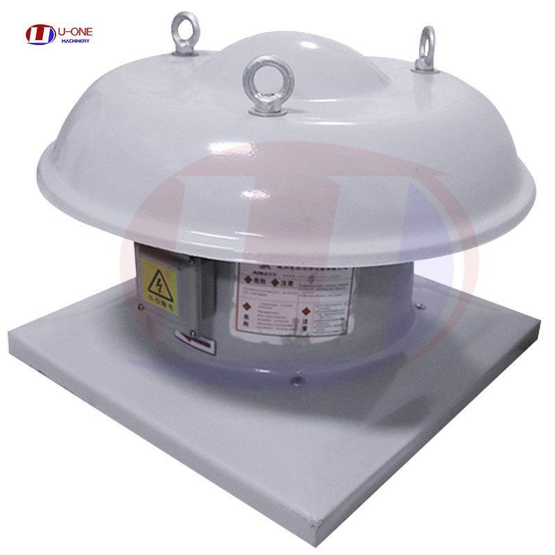 DWT Series Roof Mounted Exhaust Fan with Stainless Steel or Fiber Glass Materials Body