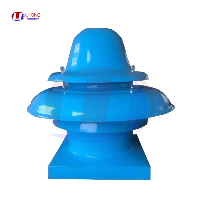 DWT Series Roof Mounted Exhaust Fan with Stainless Steel or Fiber Glass Materials Body