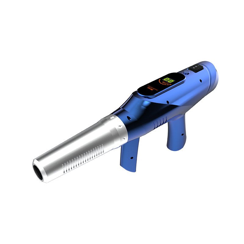 Terahertz Blower Instrument Titanium, Hertz Therapy Machine LED Display Blue Light Physical Therapy Machine/