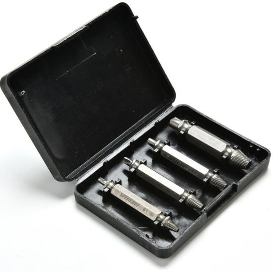 BOMI BMZ-1 hot sale manufacturer milling tools 4pcs high quality Screw Extractor and Remover for Screw Bolt Stud Remove