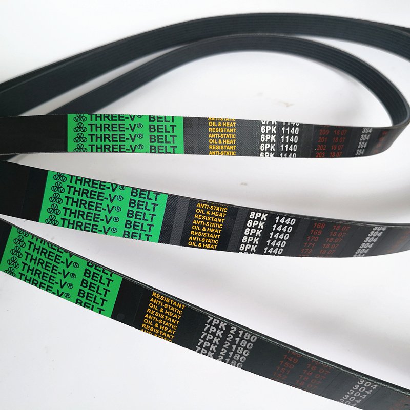 EPDM Ribbed Belt Poly V Belt 6PK High Quality Rubber V Belt
