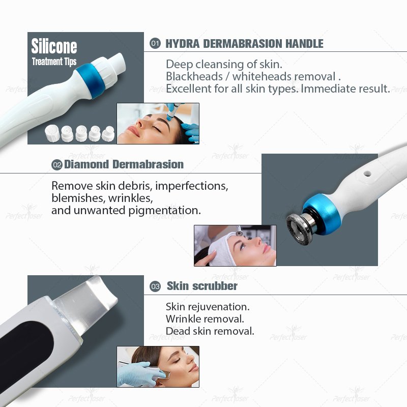 14 in 1 Cosmetic Machine Face Beauty Equipment Cleaning Face Acne Skin Care Machine Hydra Dermabrasion