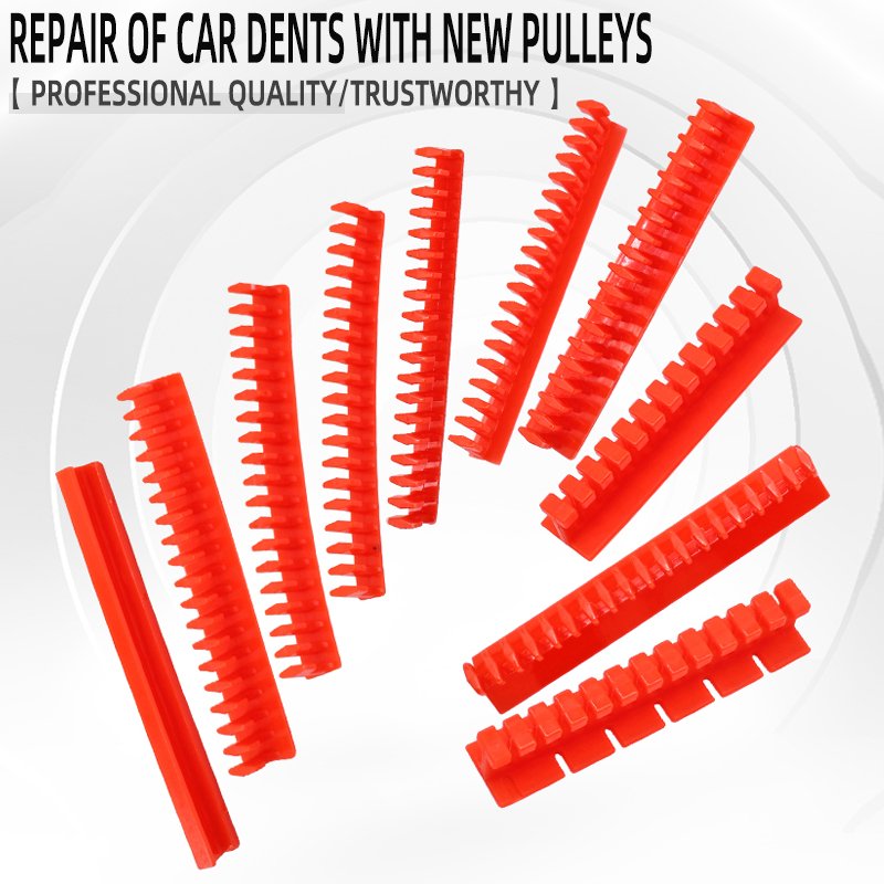 AI Pdr 10 Red Pull Tabs Dent Repair Paint-Free Repair Car Denting Tools Dent Puller Machine Car Body Repair