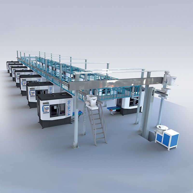 Gravity Casting Machine Production Line for Kitchen Utensils Auto Parts Faucets Fire-fighting Parts Pump Valves Pipe Fittings
