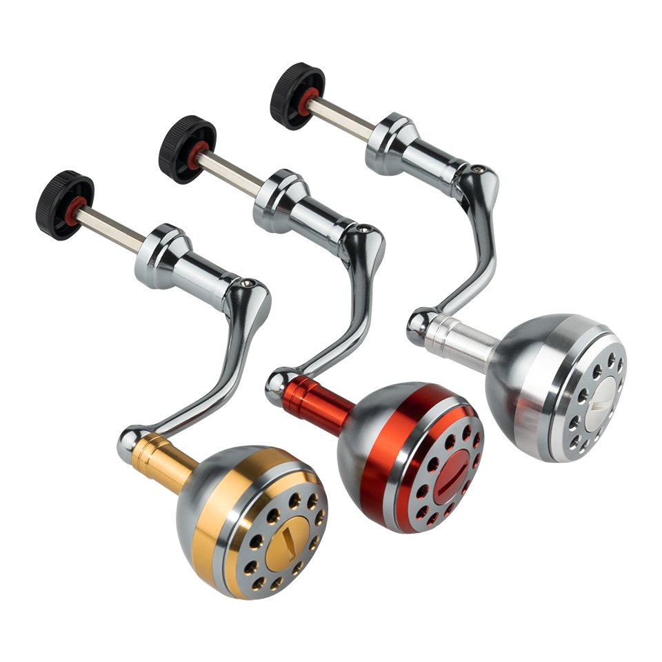 Spinning Reel Handle 500-7000 Replacement Handle Rocker Arm Grip With Round Power Knob Fishing Reel Handle Fishing Accessories