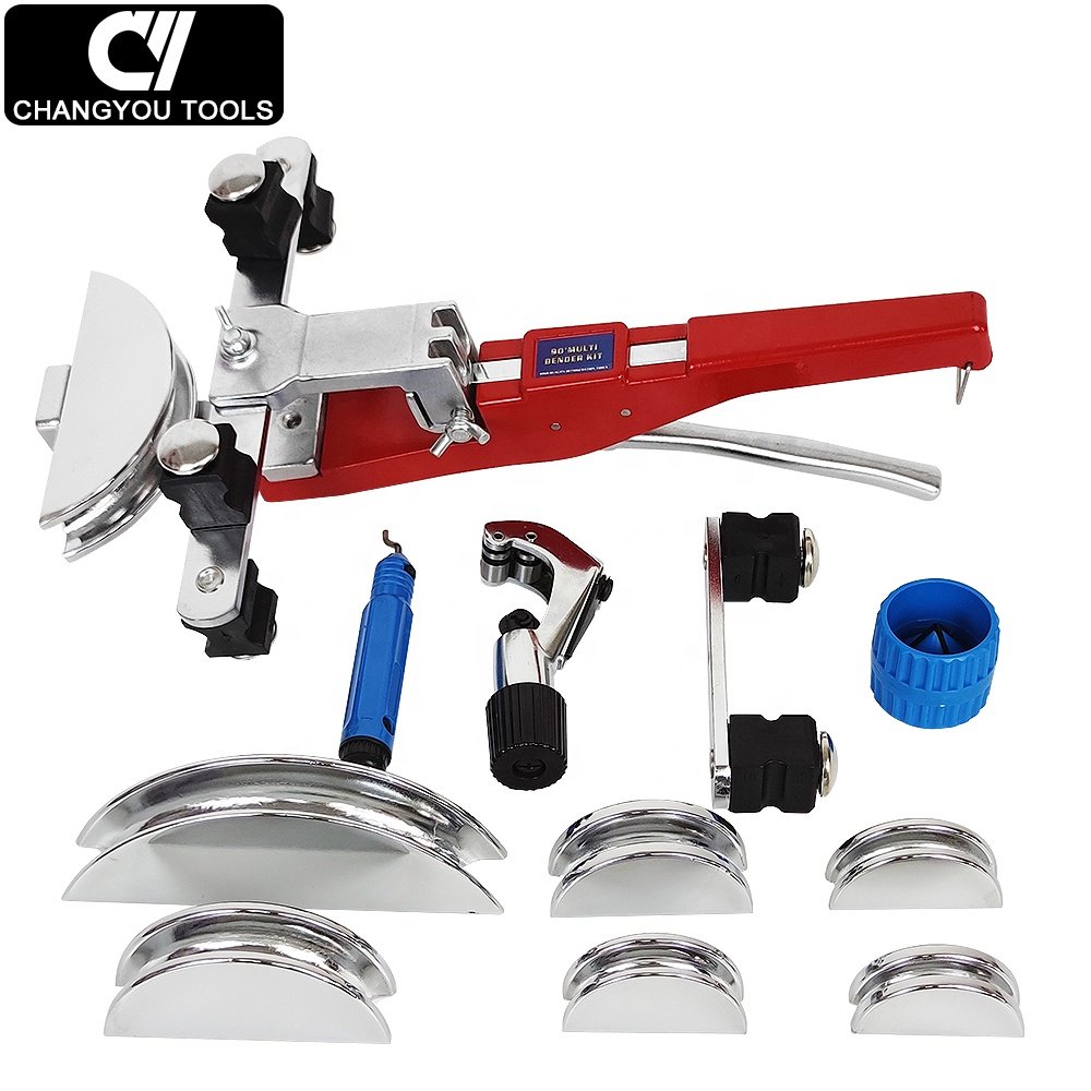 CT-999RF Hand Bender Tool Set 6-22mm standard Manual Copper Pipe Bending Tools made of steel 90 Degree Tube Bender Kit