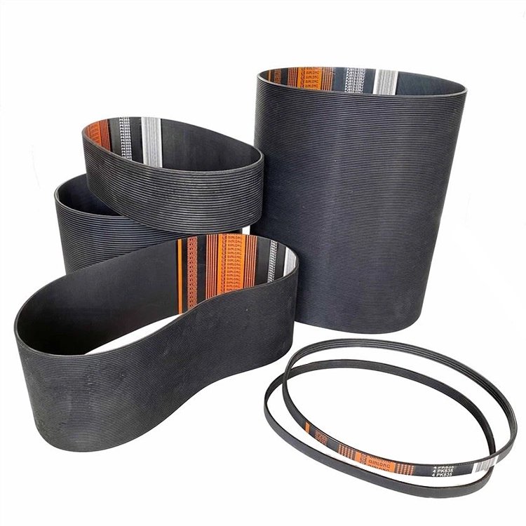 Poly V Belts EPDM rubber PJ PH PK PL type Industry Transmission Multi Ribbed Belts