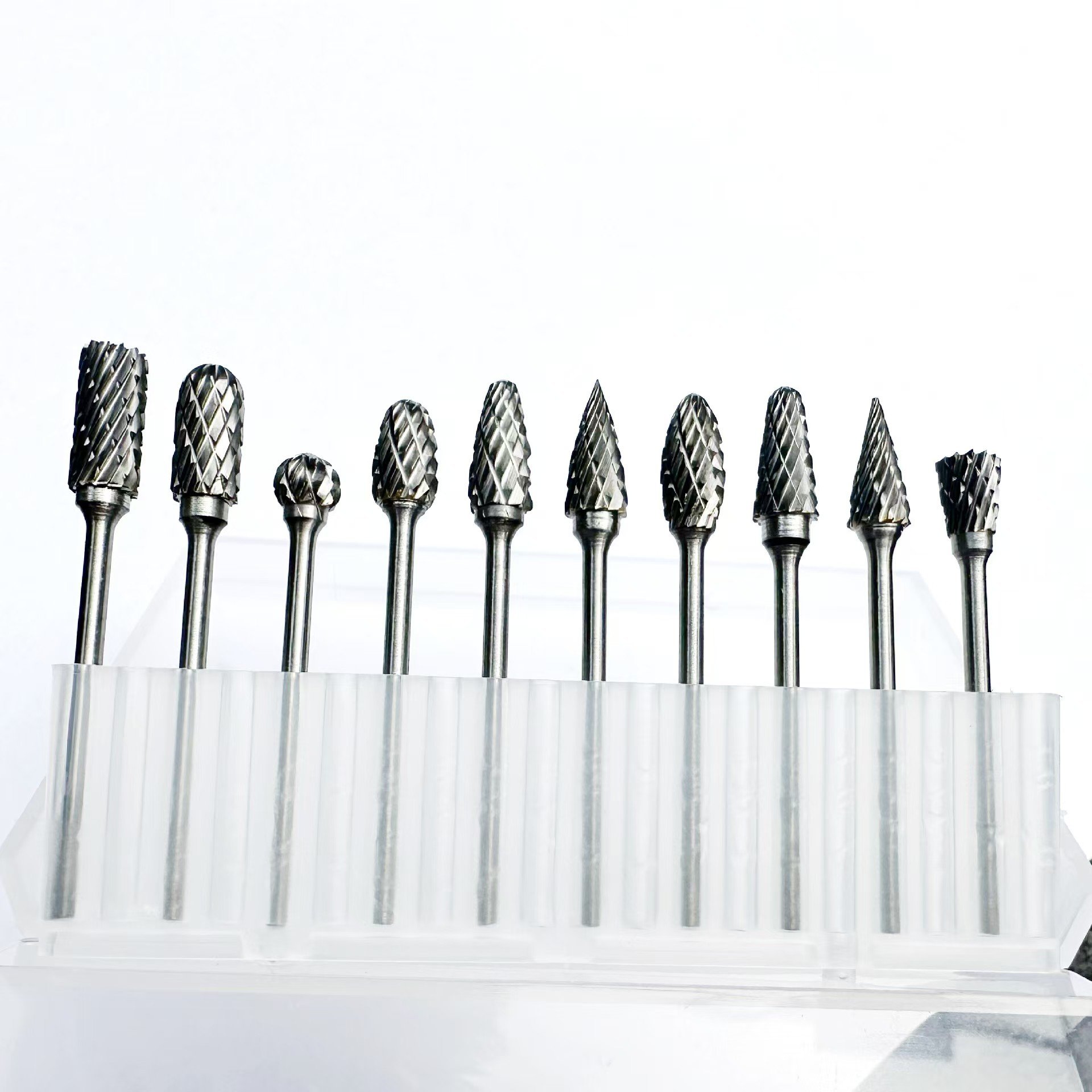 Tungsten Carbide Routing Bits with 6mm Shank Rotary Burr Countersink Drill Bit for Metal and Materials Carving Tool Parts