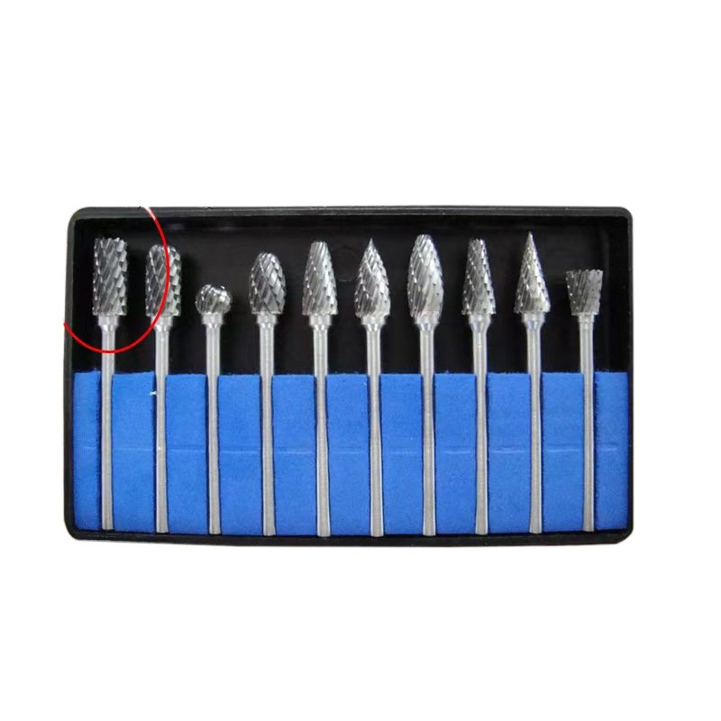 Tungsten Carbide Routing Bits with 6mm Shank Rotary Burr Countersink Drill Bit for Metal and Materials Carving Tool Parts