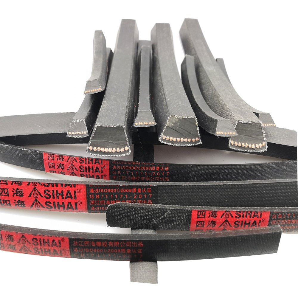 High Quality C Type Transmission V Belt Wrapped Wedge Standard Rubber V Belt