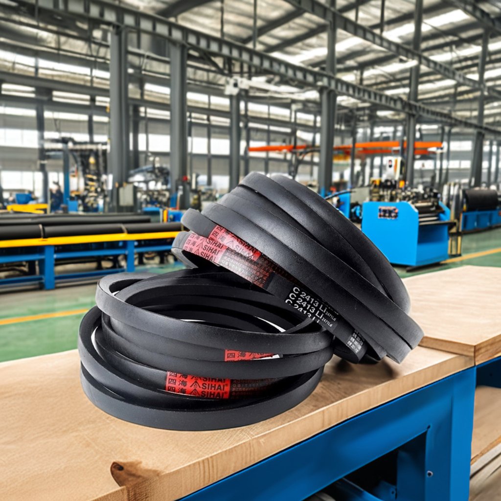 High Quality C Type Transmission V Belt Wrapped Wedge Standard Rubber V Belt