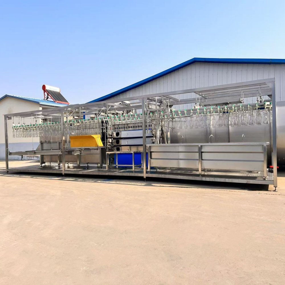 800 Chickens Compact Mobile Chicken Slaughtering Line