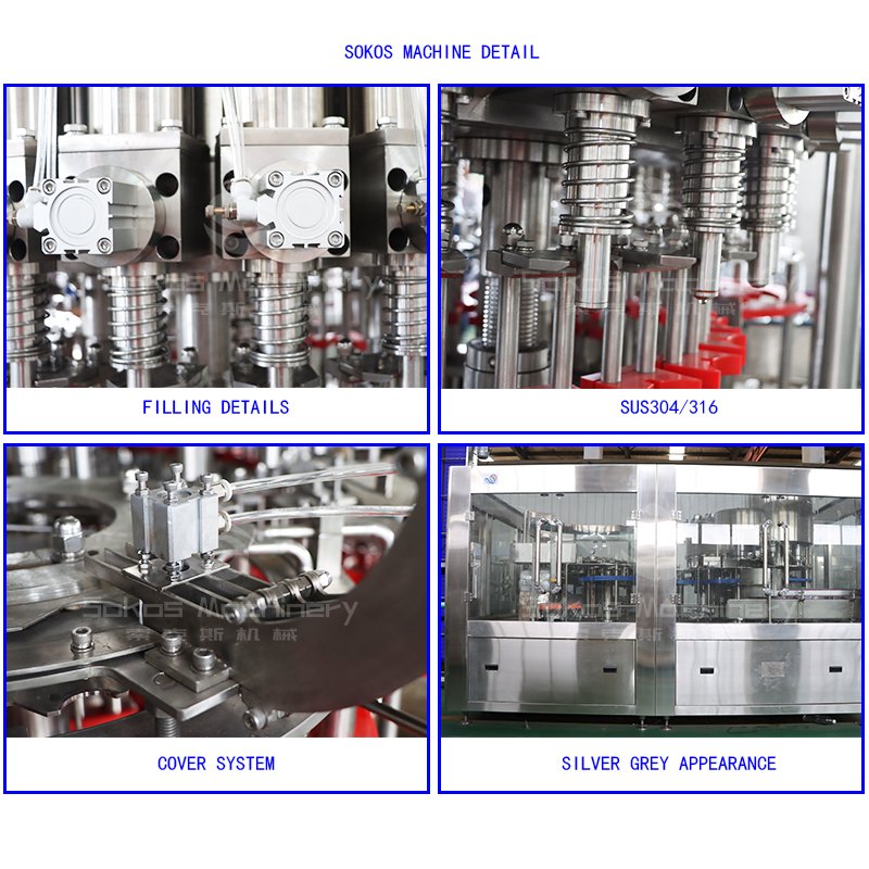 Automatic Fruit Juice Filling Equipment Beverage Filling Line
