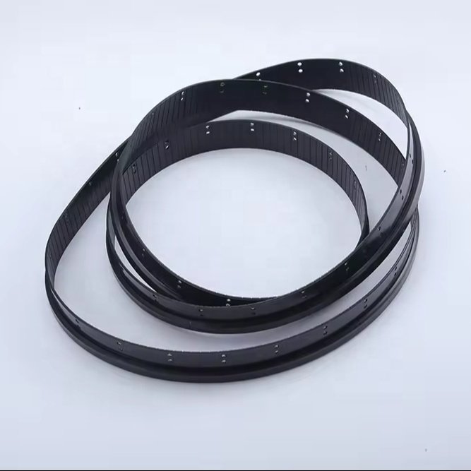 PU Flat belt P3 3600mm powerless treadmill belts for treadmill Black PU timing belt