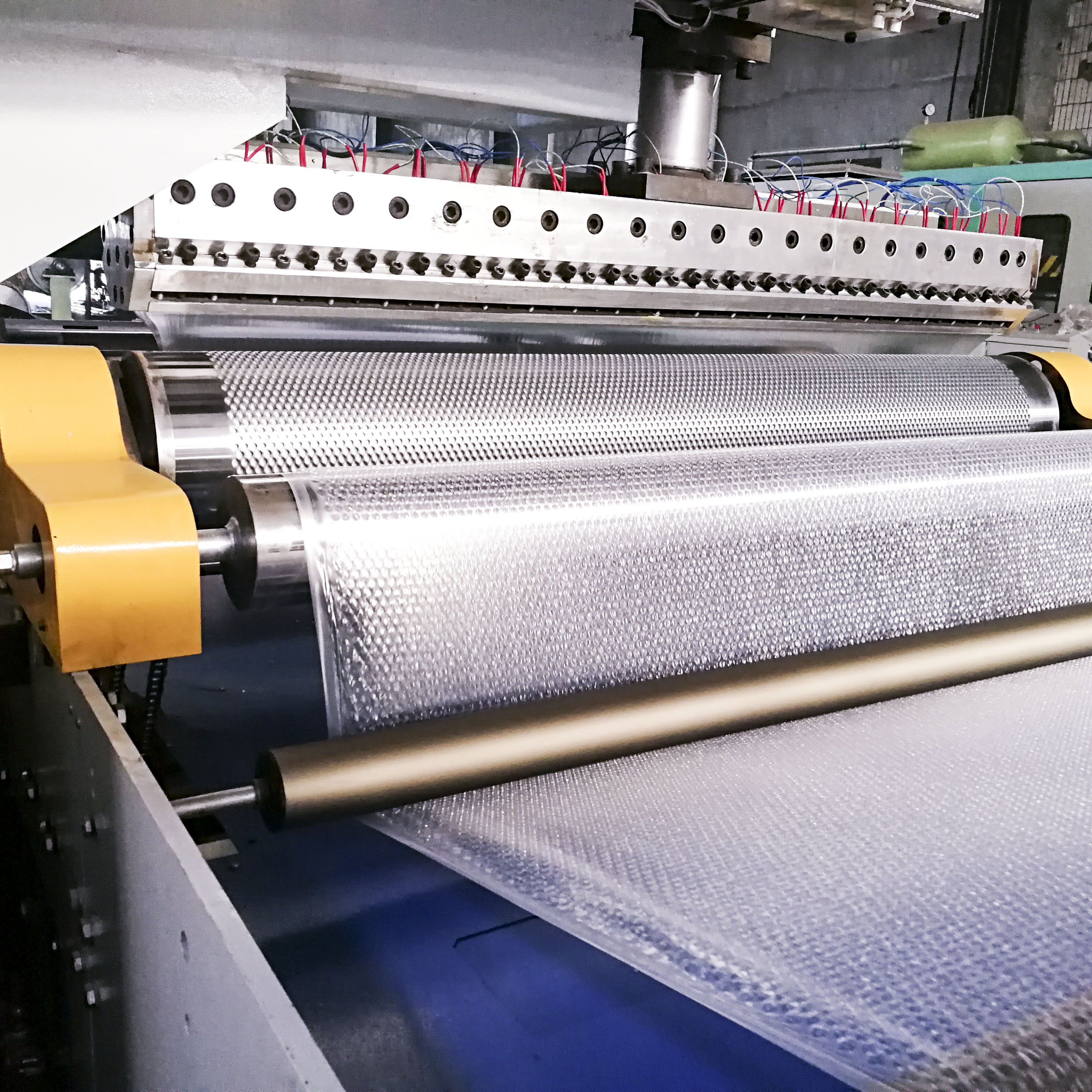 Air Bubble Film Forming Equipment Plastic Packing Film Packaging Electric Screen Filter for Protective Making Production Line