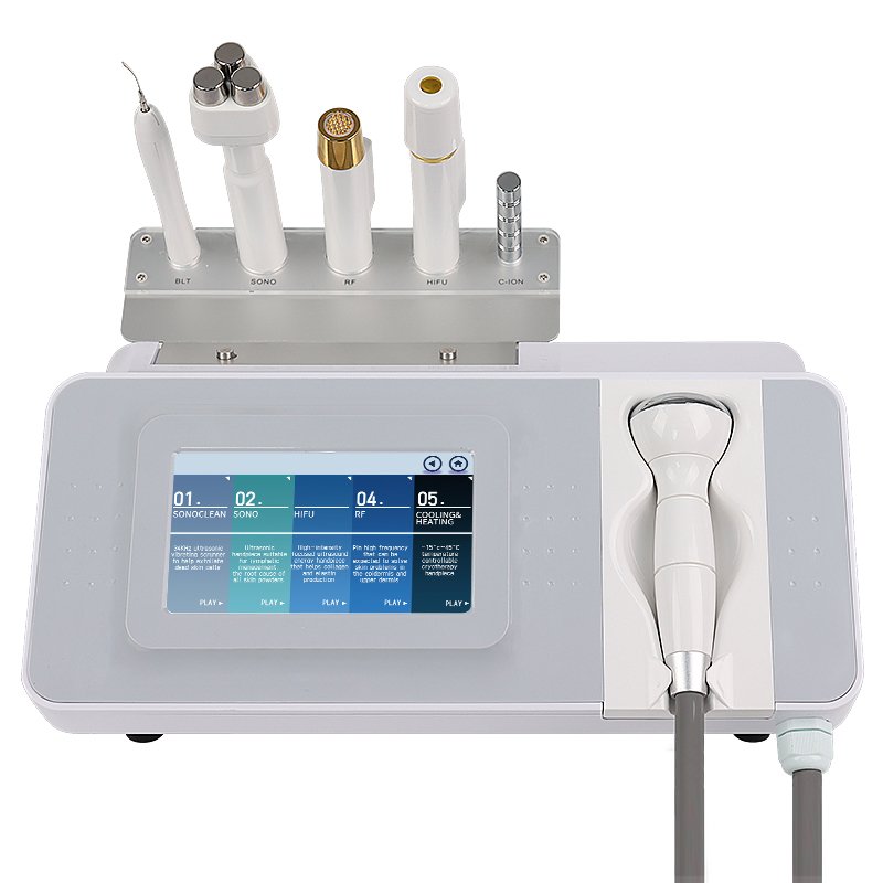 Korean Skincare 6 in 1 Face Cleansing Tender Skin Improve Facial Redness Anti-Aging Facial Lifting Beauty Instrument