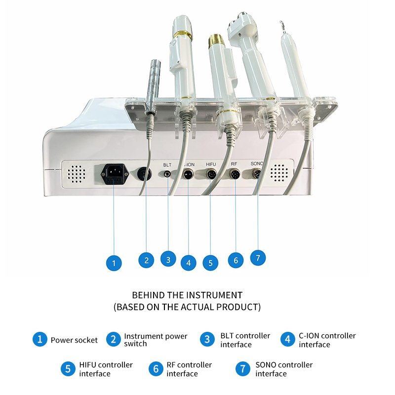 Korean Skincare 6 in 1 Face Cleansing Tender Skin Improve Facial Redness Anti-Aging Facial Lifting Beauty Instrument