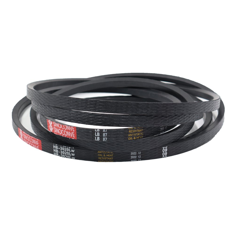 Double Rubber Transmission Wrapped V Belt for Enhanced Load Distribution