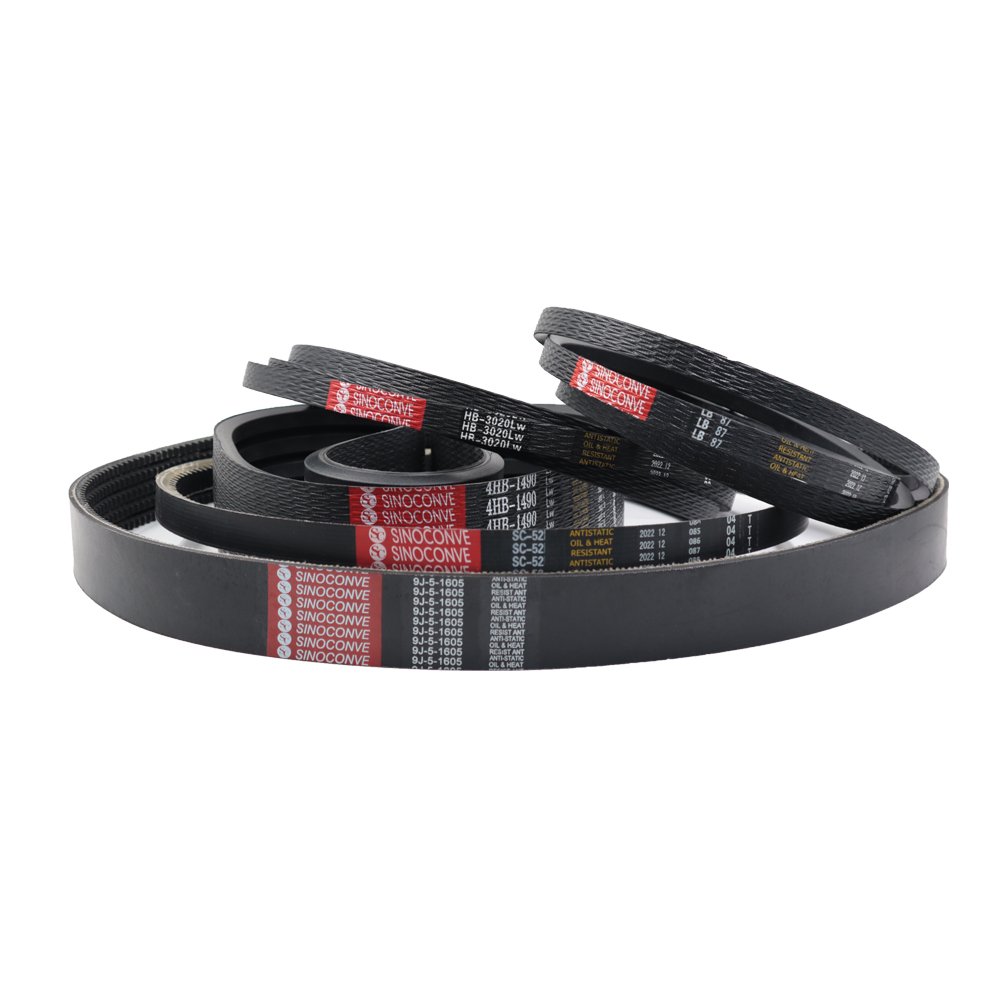 Double Rubber Transmission Wrapped V Belt for Enhanced Load Distribution