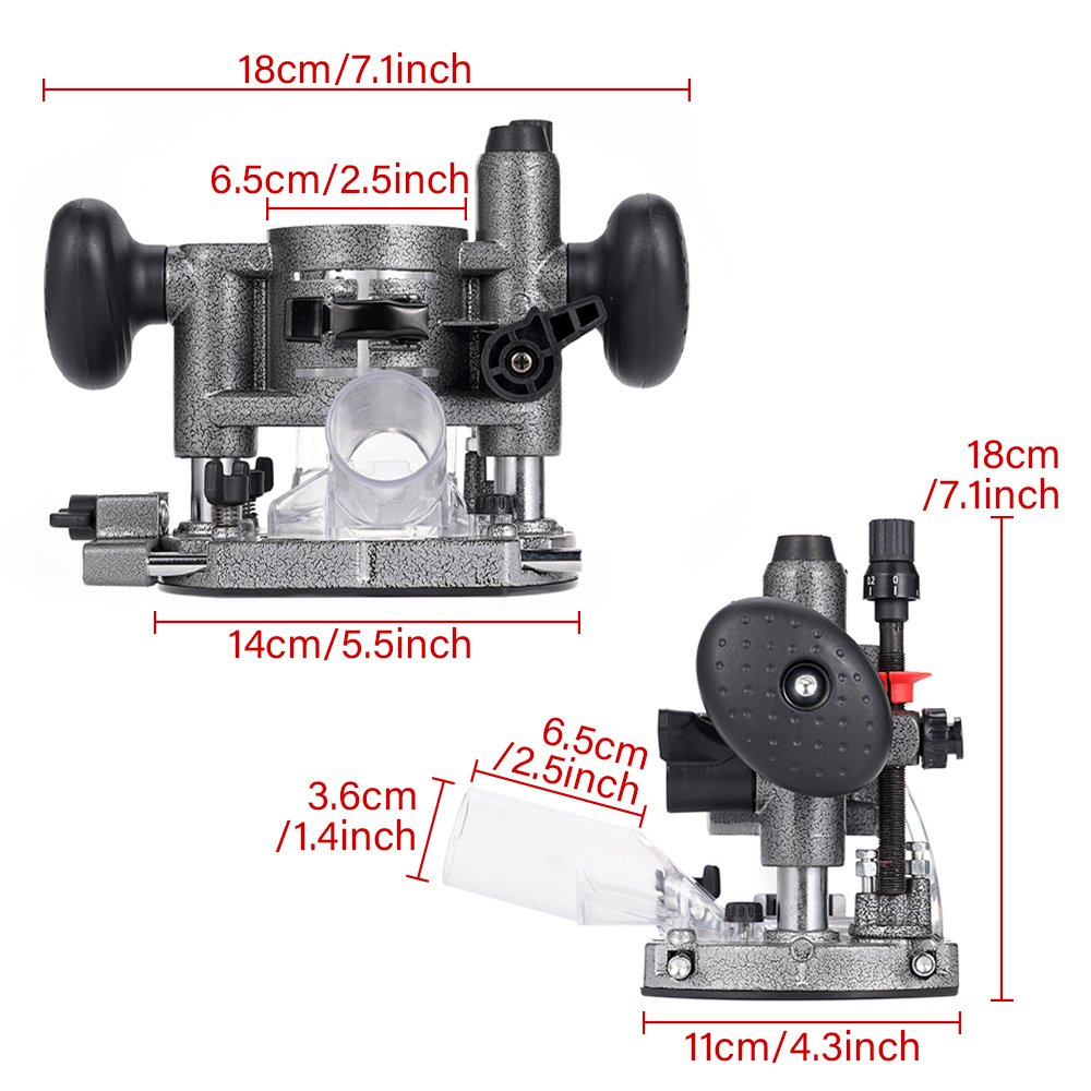 Hormy Power Tool Accessories Edger to Engraver accessories can be adapted to the original Makita edger