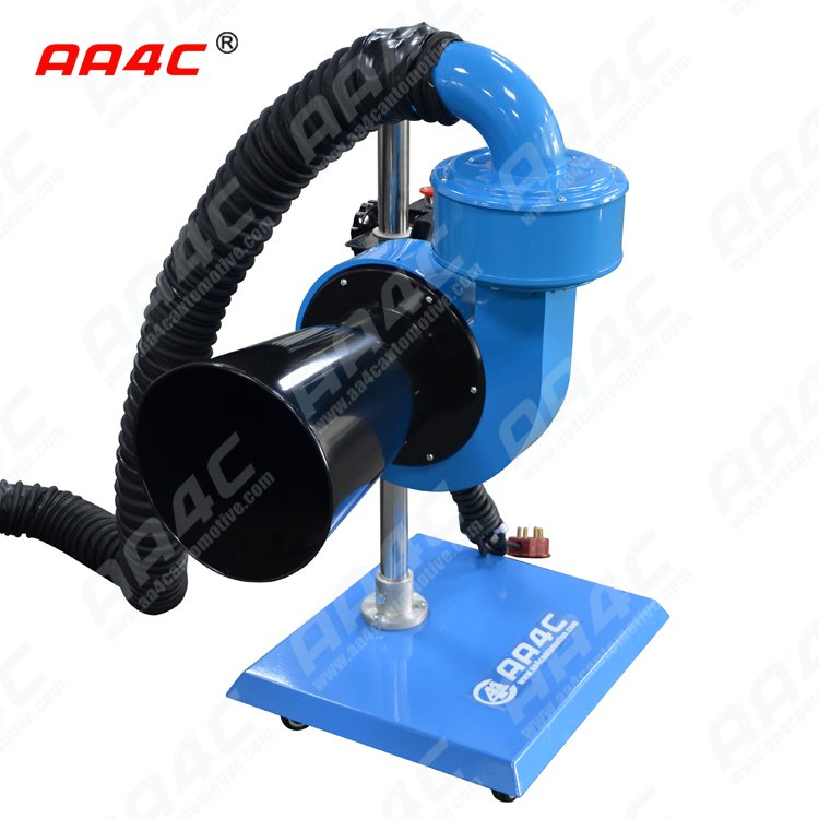 AA4C Car Exhaust Extracting System Auto Vehicle Exhaust Dolly for Car with Single or Dual Pipe Control Customize Size