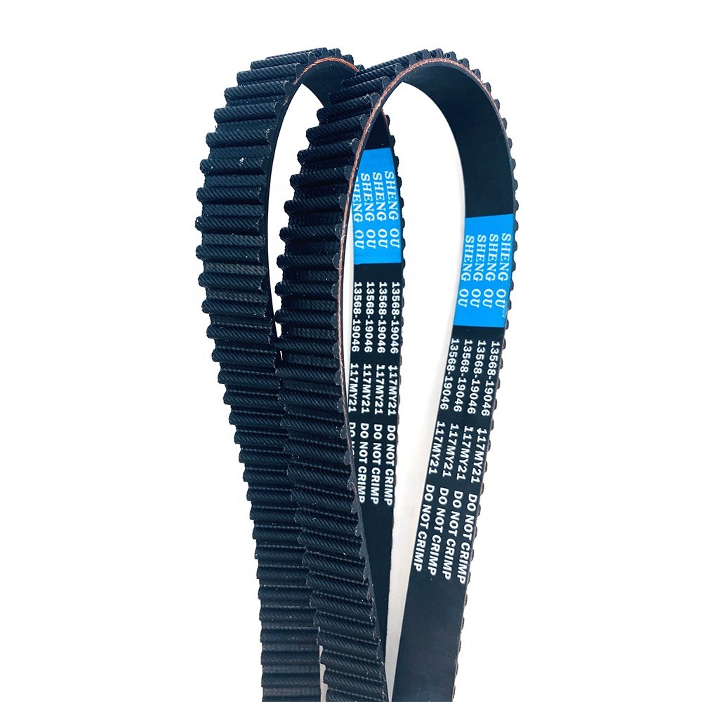 Transmission Poly Ribbed V Belt Auto Fan Belt Rubber Timing Belt 173S8M29