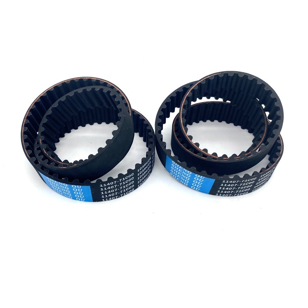 Transmission Poly Ribbed V Belt Auto Fan Belt Rubber Timing Belt 173S8M29
