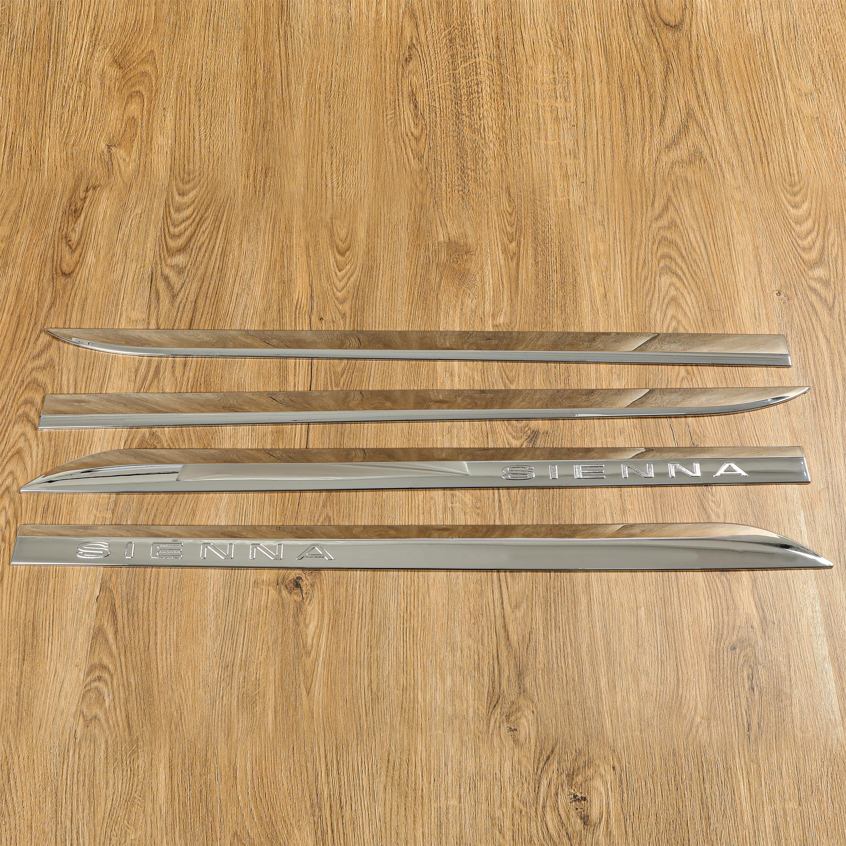 For Toyota SIENNA 2011-2020 ABS Outside Door Body Side Molding Chrome Trim