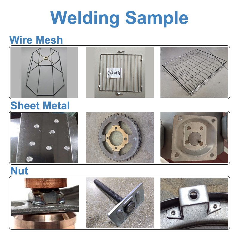 For Car Body Repair Battery Metal Dent Puller Resistance Power Frequency AC Pneumatic Spot Welding Machine