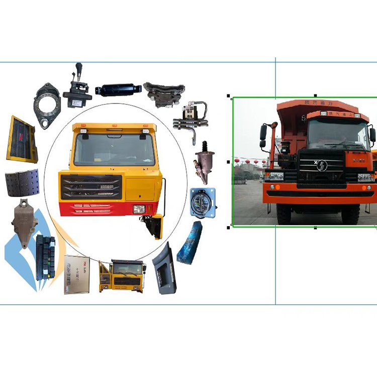 Mining Truck Vehicle Equipment LIUGONG DW90A-H 480HP 6X4 BEICHU Series 480HP 6X4 Wide Body Mining Truck Accessories
