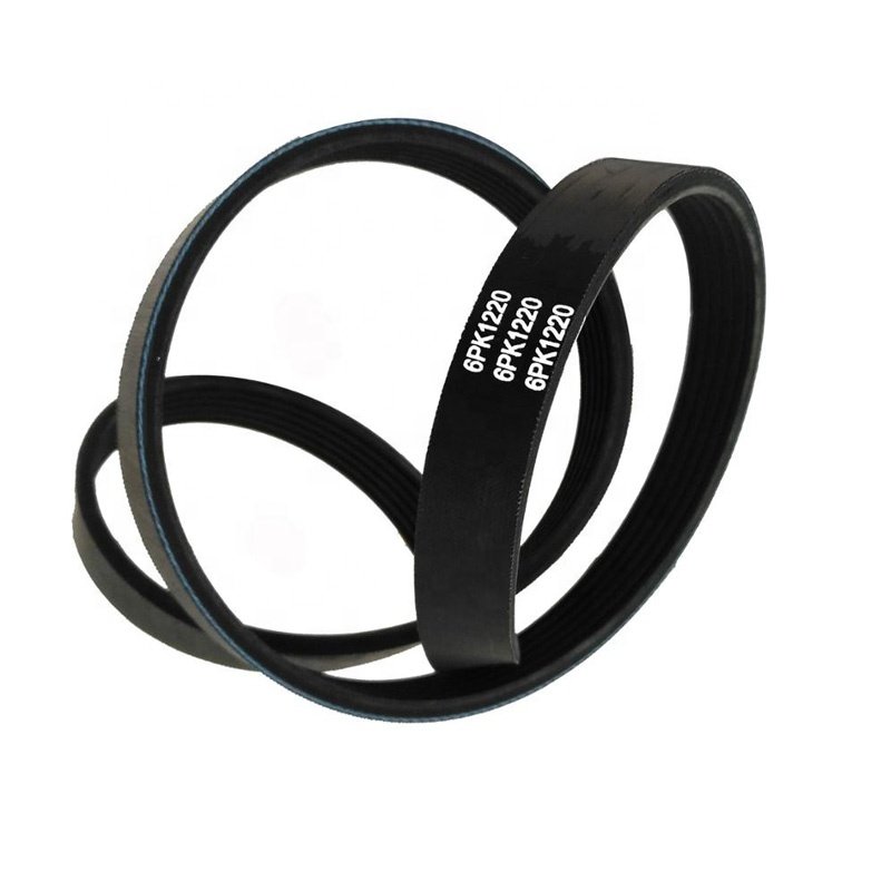 industrial rubber transmission belt flour machine belt with ribbed belt