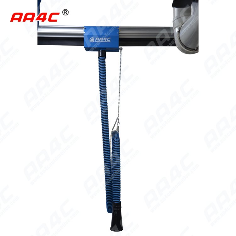 AA4C Car Exhaust Extracting System Auto Vehicle Exhaust Sliding with Rail Control Customize Size