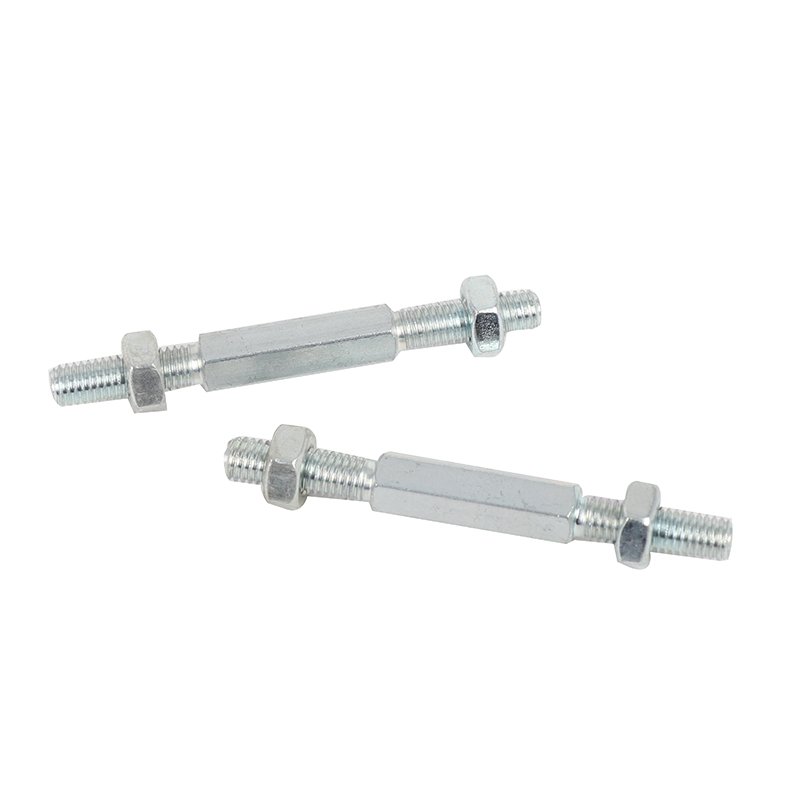 Hot Sale Auto Steering Parts Aluminium Steel Adjustable Adapter Stud Tie Rod Adjuster With Jam Nuts