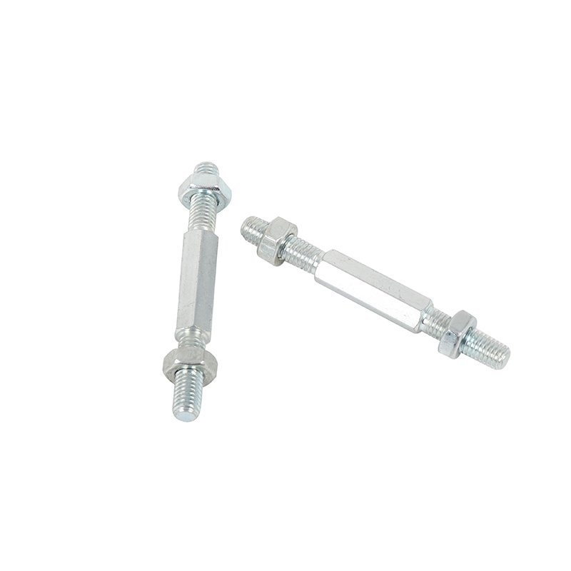 Hot Sale Auto Steering Parts Aluminium Steel Adjustable Adapter Stud Tie Rod Adjuster With Jam Nuts