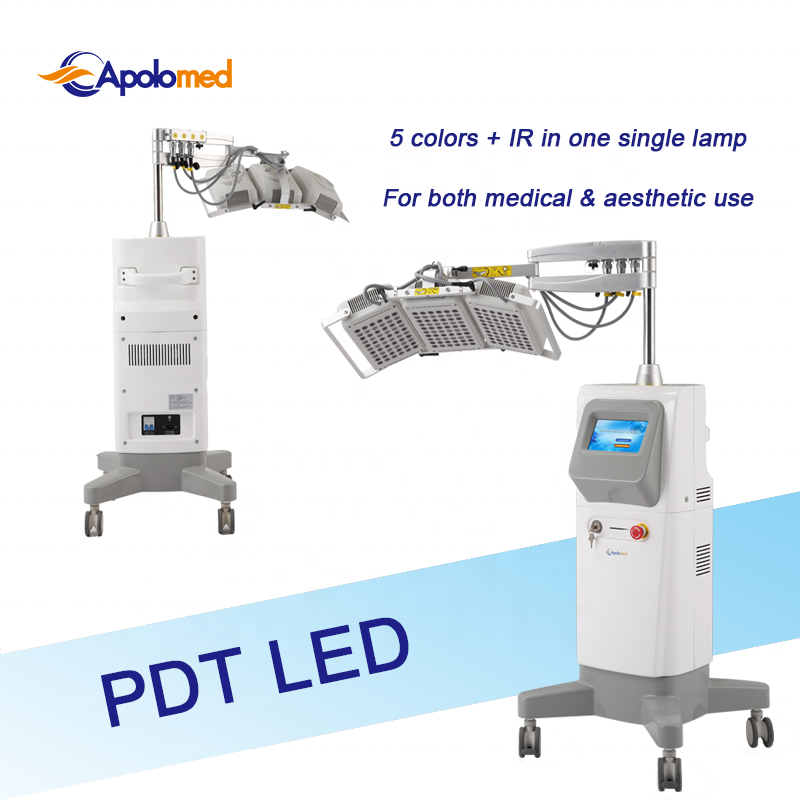 Apolomed Pdt Phototherapy Equipment Colors Led Light Pdt Led Therapy Machine Skin Rejuvenation Pdt Led Red Light Therapy Machine