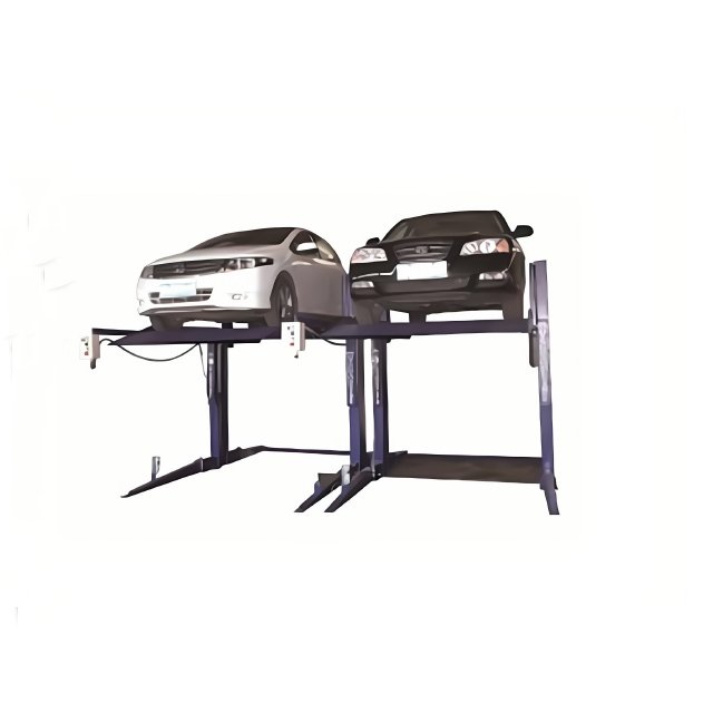 4-Post Home Garage Car Lift Elevator 4000kg Lifting Capacity Car Repair Bench