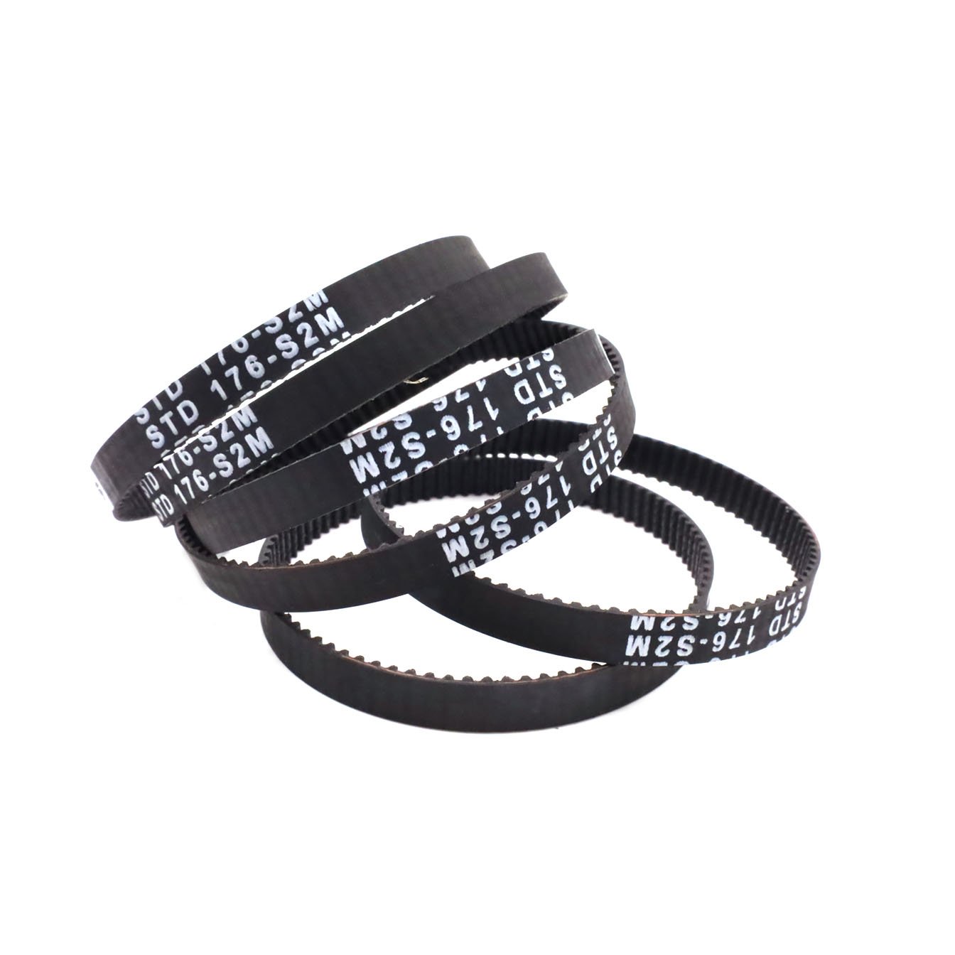 Transmission Belts Manufacturer STD 176 S2M Rubber Synchronous Belt Closed Timing Belts