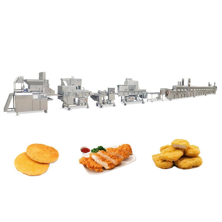 Fully Automatic Commercial Chicken Nugget Cutting Machine Auto Burger Patty Making Machine