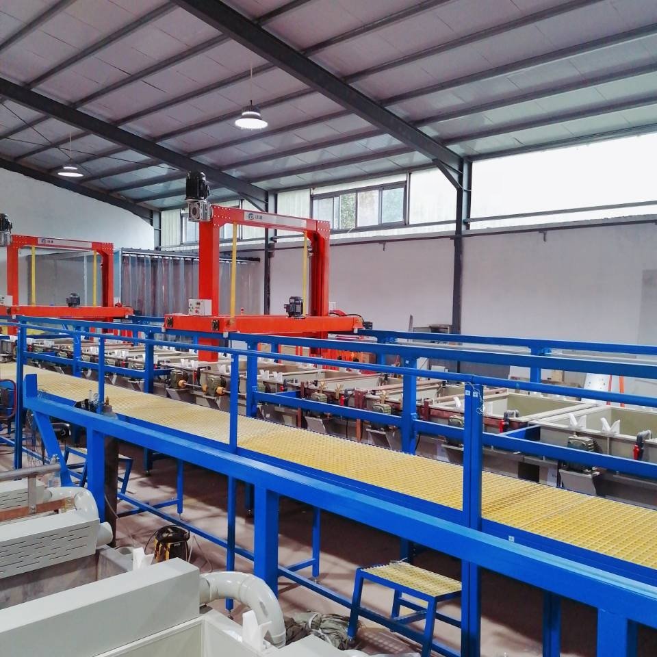 Auto Galvanized Line for Threaded Rod / Black Nickel Plating / Electro Plating Set