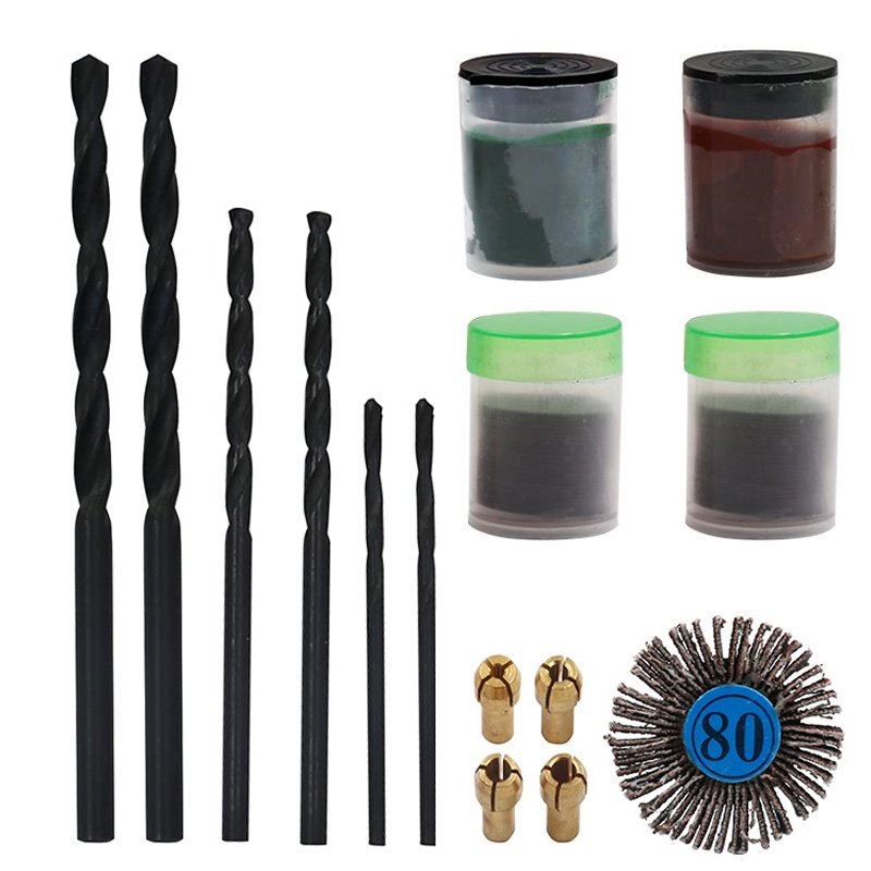 Micro Drill Rotary Tool Accessories Set Electric Mini Drill Engraver Grinding Polishing Kit Power Abrasive Tools for Woodworking